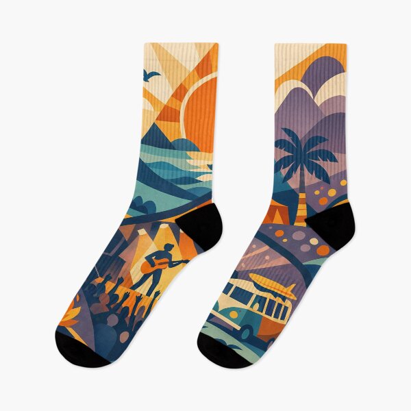 Item preview, Geometric Music Festival by the Sea designed and sold by InkSmithery.