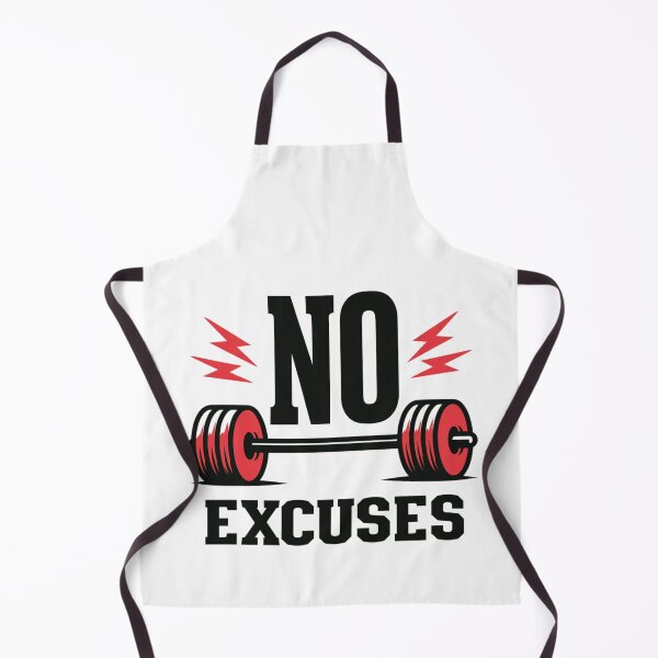 Item preview, No Excuses Gym Motivation Typography Fitness Design designed and sold by StickerHavenn.