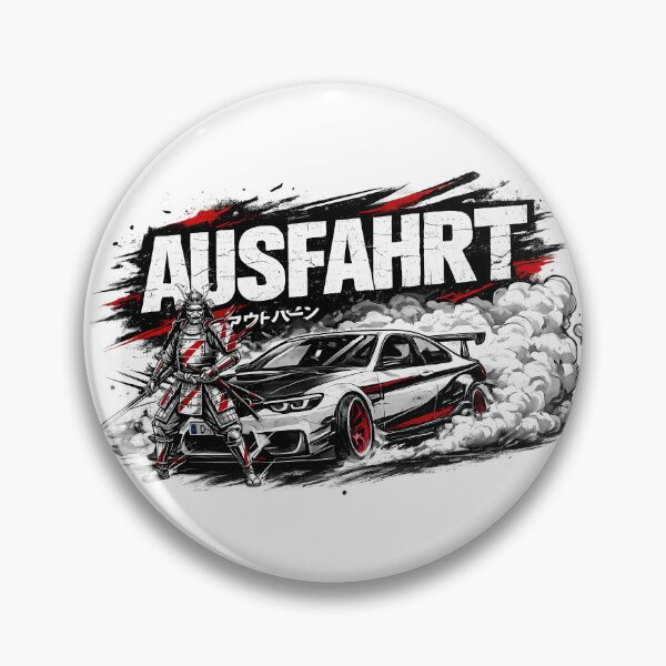 Item preview, AUSFAHRT Drift Japanese Samurai – German Tuner Streetwear Racing Graphic designed and sold by RvinJo8.