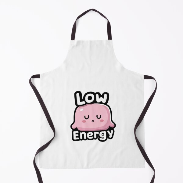 Item preview, Low Energy Cute Pink Blob Mood Cartoon Design designed and sold by StickerHavenn.