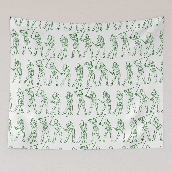 Item preview, Golf Player Club Swing Pattern Male Female Golfer designed and sold by GrandeDuc.