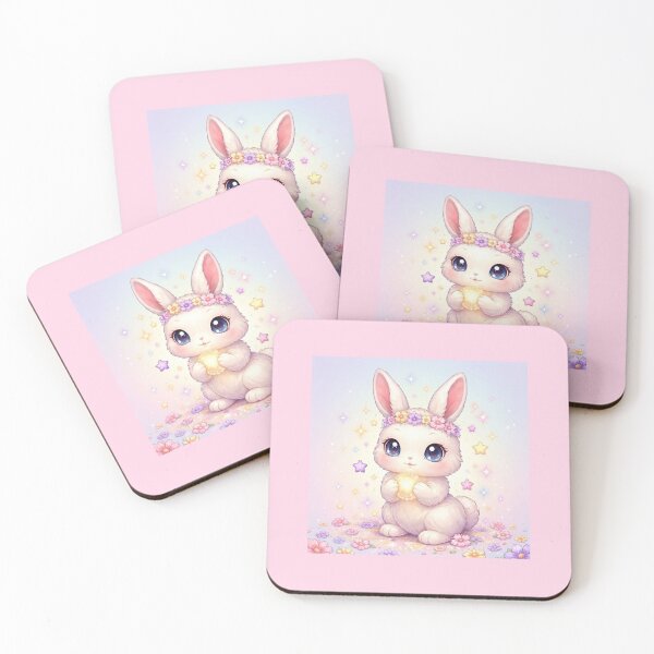 Item preview, Magic Glow Bunny – Sweet Magic and Fantasy. designed and sold by JoyNest = "The nest of joy".