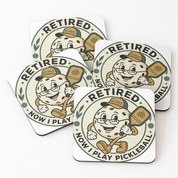 Item preview, Retired Now I Play Pickleball — Grey Edition designed and sold by 1RSN.