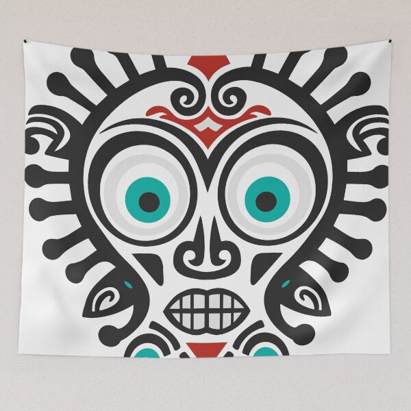 Item preview, Tribal Skull Head Primitive Minimalist Style designed and sold by NBazilenco.