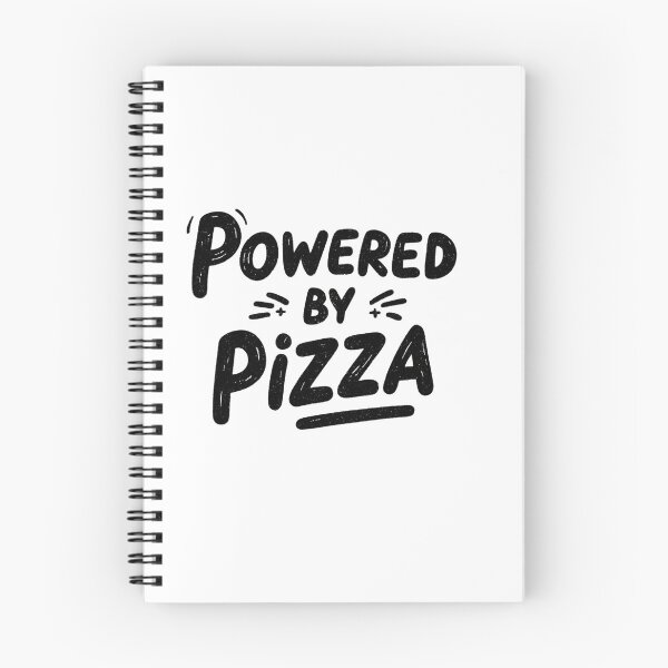 Item preview, Powered by Pizza Funny Food Lover Quote Design designed and sold by StickerHavenn.