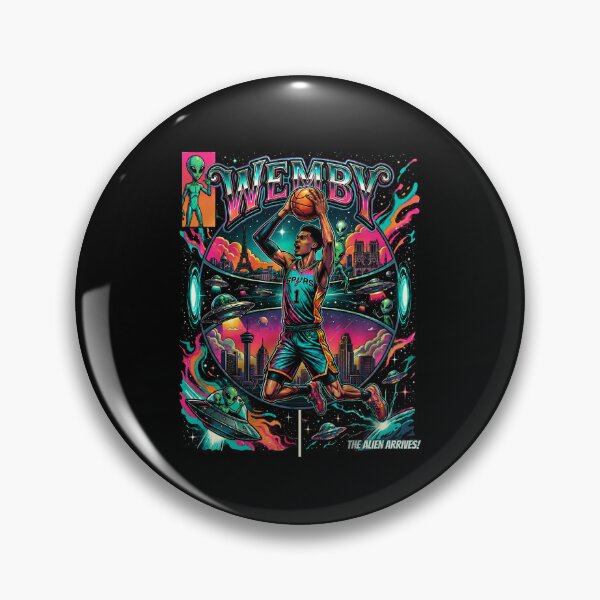Item preview, Wemby Basketball Alien  Cosmic Player Graphic designed and sold by DETOYASHALL.