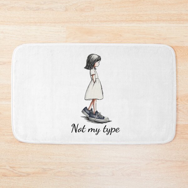 Item preview, Not My Type | Oversized Sneakers Minimalist T-Shirt Gift Idea designed and sold by FMproject.