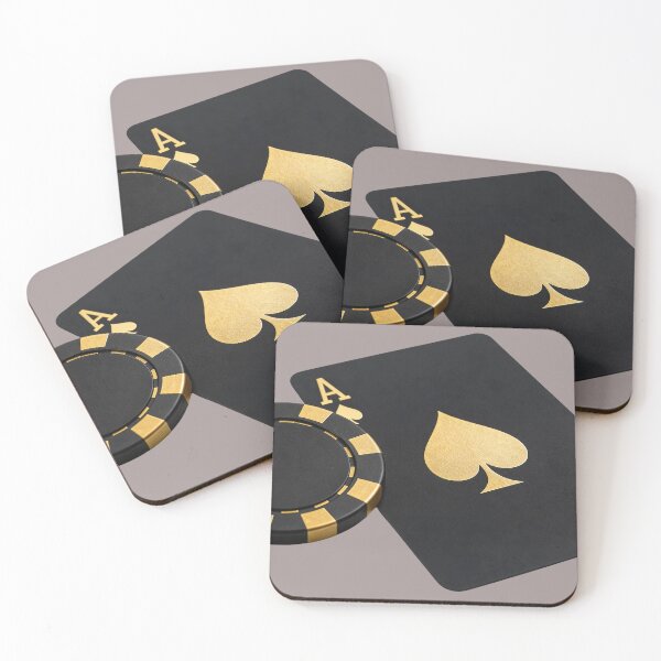 Item preview, Ace of Spades with Poker Chip designed and sold by sneidere9dace.