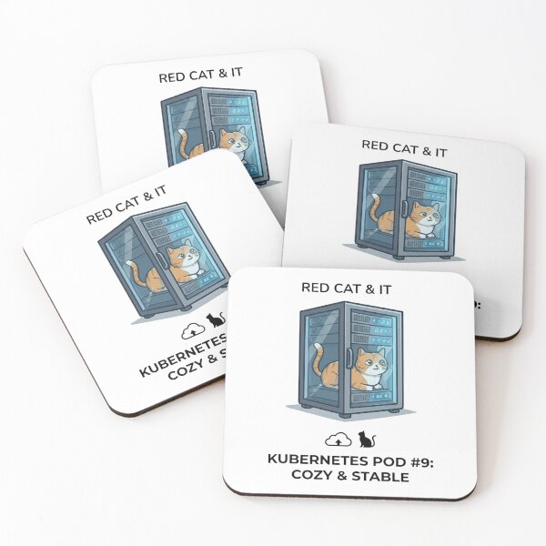 Item preview, Funny DevOps Gift Kubernetes Pod Cat Cozy And Stable  Cloud Engineer Humor Shirt Sysadmin Cat Gift designed and sold by Dev Mode.