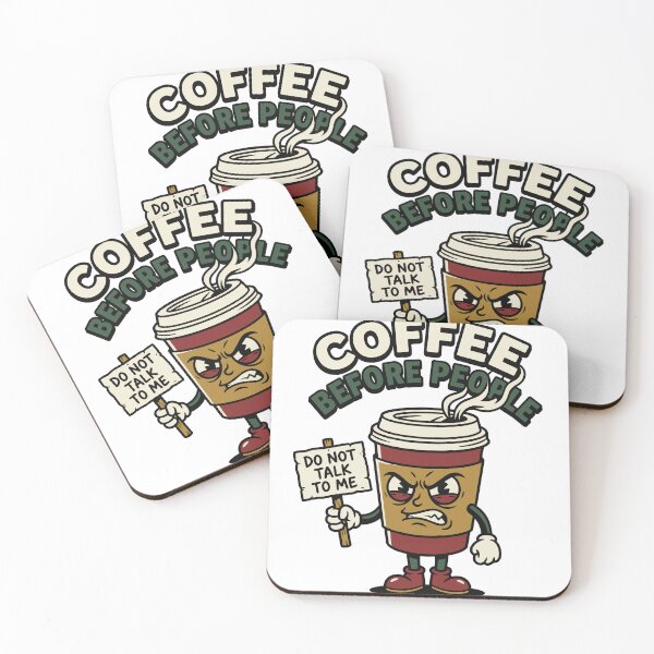 Item preview, Coffee Before People — Badge V1 designed and sold by 1RSN.