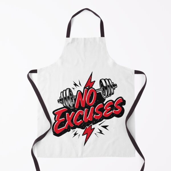 Item preview, No Excuses Gym Motivation Typography Fitness Design designed and sold by StickerHavenn.