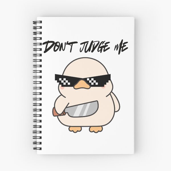 Item preview, Cool Duck with Sunglasses - Don't Judge Me Funny Quote designed and sold by mysakura.