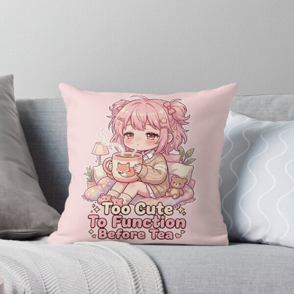 Item preview, Tea Lover Cute Cozy Aesthetic Gift For Introverts And Tea Addicts Funny Japanese Kawaii Anime Girl designed and sold by Im-Ara.