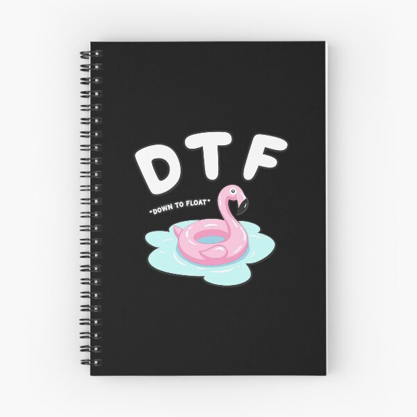 Item preview, DTF Down To Float Funny Flamingo Pool Float Summer Design designed and sold by Ekonolotie.