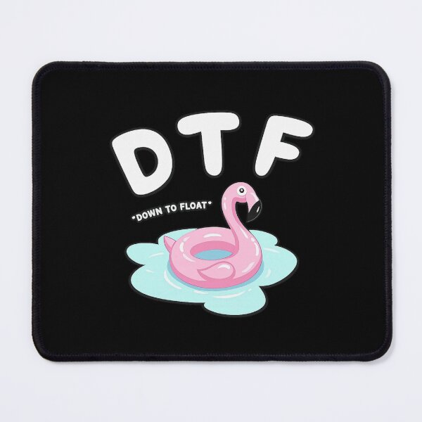 Item preview, DTF Down To Float Funny Flamingo Pool Float Summer Design designed and sold by Ekonolotie.