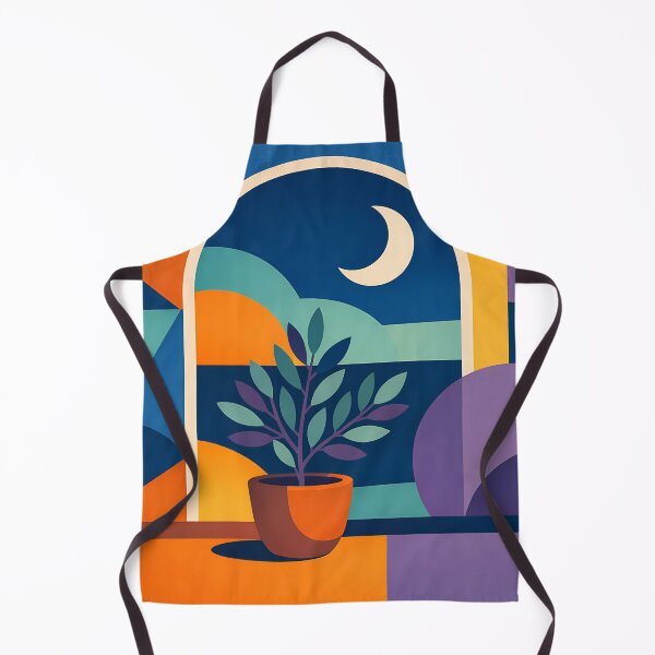 Item preview, Potted Plant by Moonlit Geometric Window designed and sold by InkSmithery.