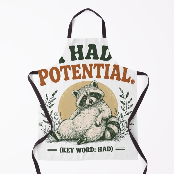Item preview, Lazy Raccoon with Potential Humor designed and sold by HaGuu.