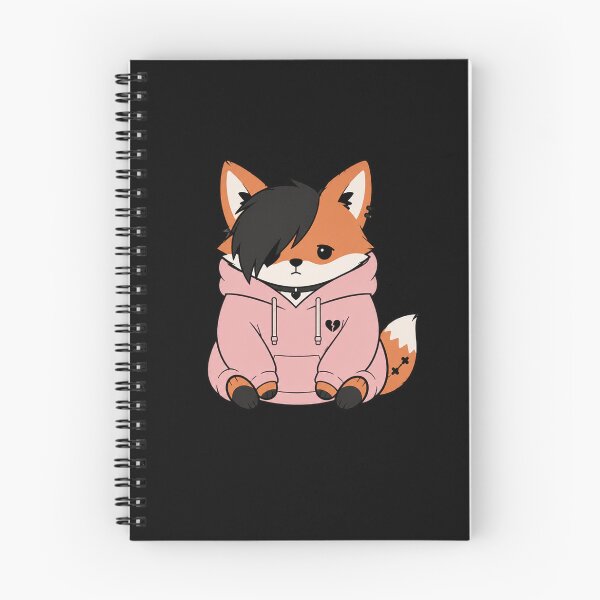 Artikelvorschau, Emo-Fuchs im Hoodie-Kunst entworfen und verkauft von Planetporridge.