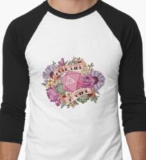 Roll Like a Girl Men's Baseball ¾ T-Shirt