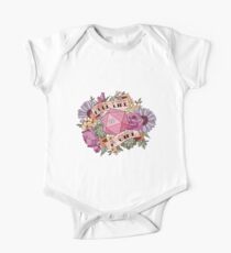 Rolle wie ein Mädchen Baby Body Kurzarm