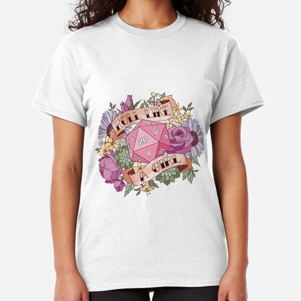 Roll Like a Girl Classic T-Shirt