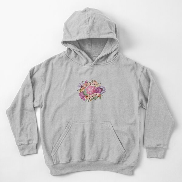 Roll Like a Girl Kids Pullover Hoodie