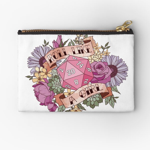 Roll Like a Girl Zipper Pouch