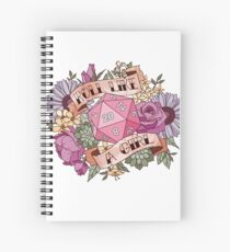 Roll Like a Girl Spiral Notebook