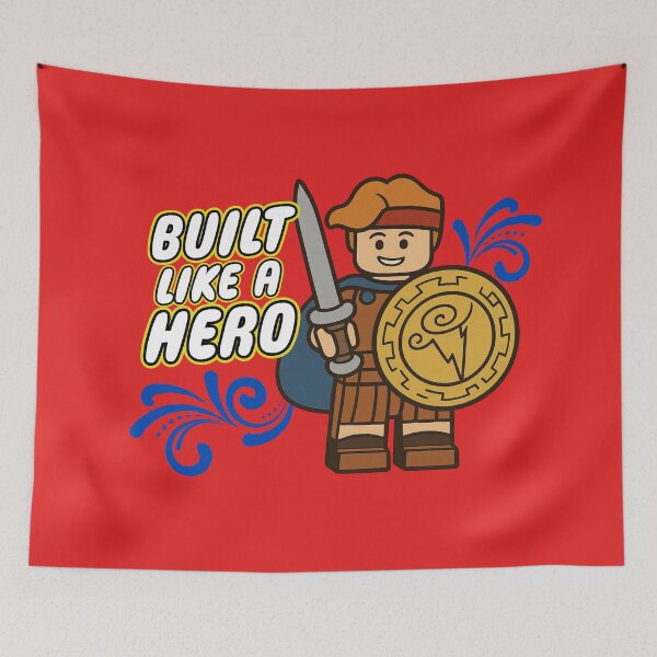 Item preview, Built Like A Hero - Hercules Brick Toy designed and sold by YonderAndBeyond.