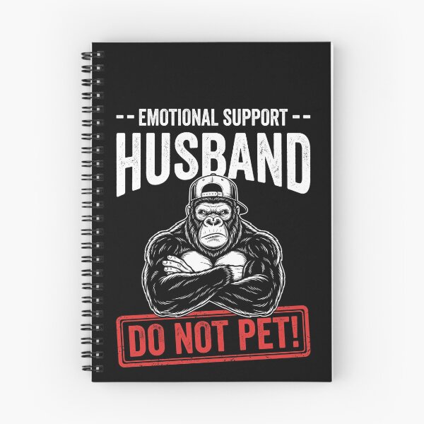 Item preview, Emotional Support Husband Do Not Pet! Gorilla Humor Funny Husband designed and sold by SofenArt.