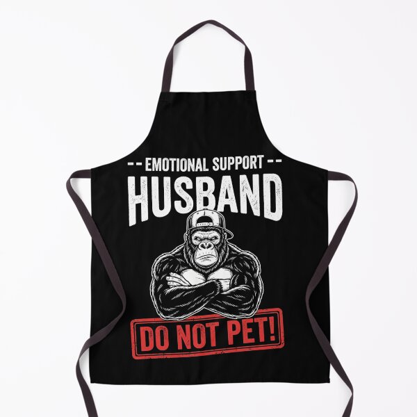 Item preview, Emotional Support Husband Do Not Pet! Gorilla Humor Funny Husband designed and sold by SofenArt.