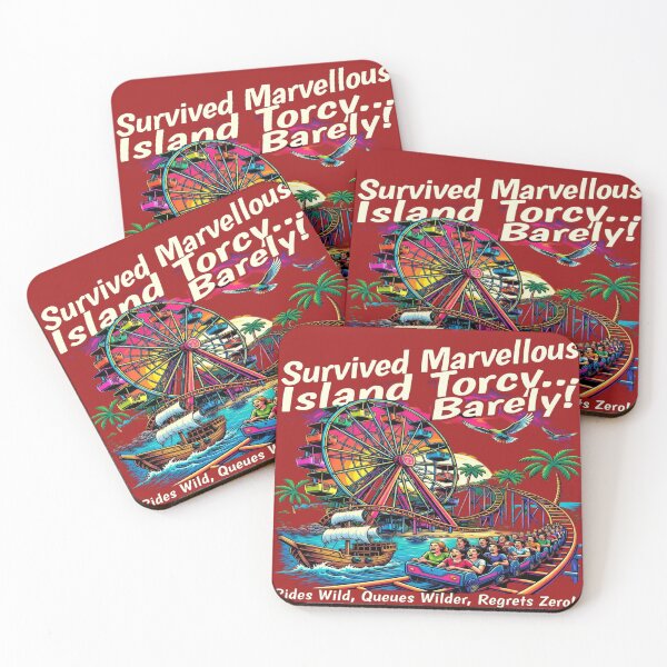 Item preview, Survived Marvellous Island Torcy Barely T-Shirt | Funny Festival & Amusement Park Graphic Tee | Summer Adventure Shirt  Tags designed and sold by Sushikidsntod.