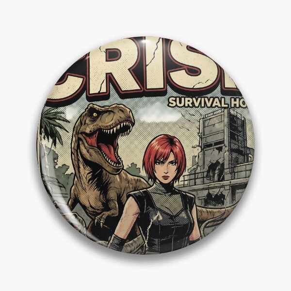 Item preview, Dino Crisis 1999 Cover Art Velociraptor Claw Bloody Foot Portrait designed and sold by Senpaiwaves.