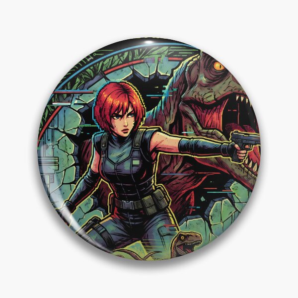 Item preview, Dino Crisis 1999 Cover Art Velociraptor Claw Bloody Foot Portrait designed and sold by Senpaiwaves.