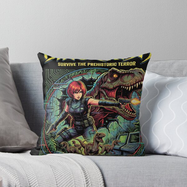 Item preview, Dino Crisis 1999 Cover Art Velociraptor Claw Bloody Foot Portrait designed and sold by Senpaiwaves.