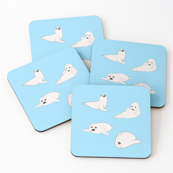 Item preview, Baby Harp Seals designed and sold by Leapingdoe.