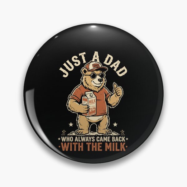 Item preview, Just A Dad Who Always Came Back With The Milk Funny Father Parenthood designed and sold by SofenArt.