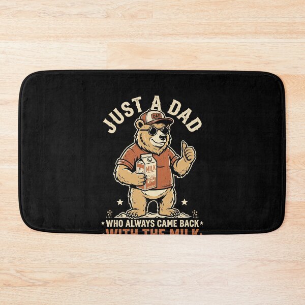 Item preview, Just A Dad Who Always Came Back With The Milk Funny Father Parenthood designed and sold by SofenArt.