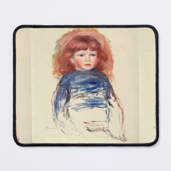 Item preview, Coco by Pierre-Auguste Renoir: Impressionist Child Portrait Fine Art Print designed and sold by artofuniverse.