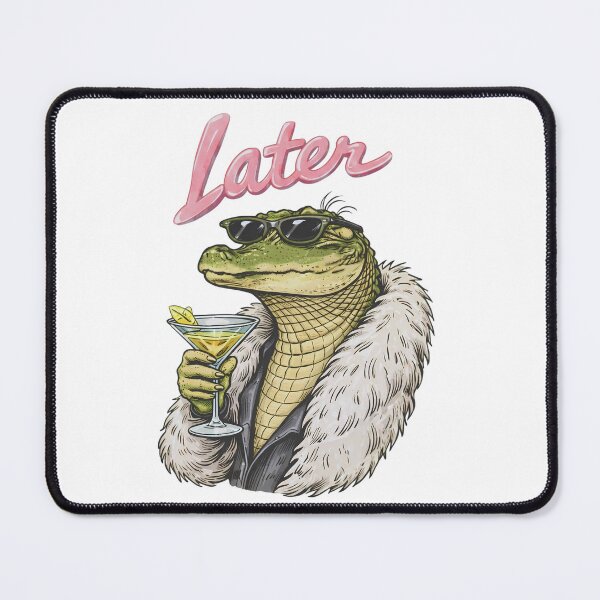 Item preview, Later Alligator Fur Coat Retro Humor designed and sold by InfiniteOrbit.