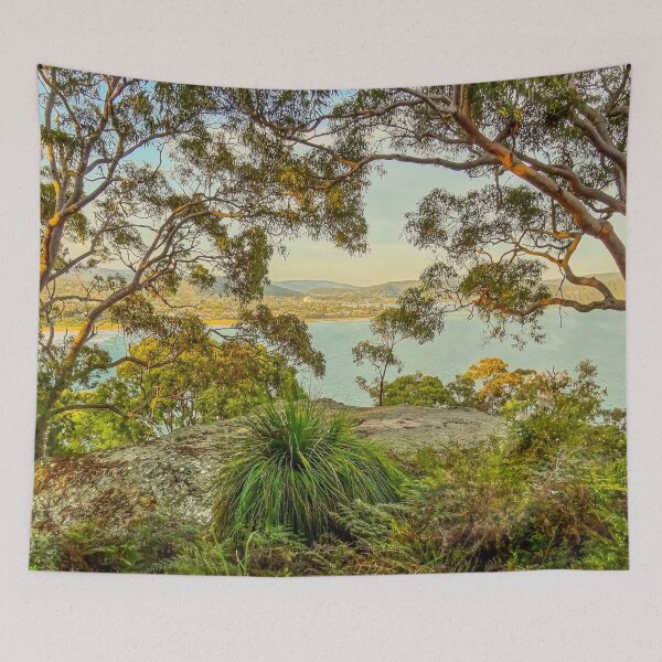 Item preview, Panoramic View from Mount Ettalong Lookout | Majestic Umina Beach, Central Coast, NSW, Australia Art designed and sold by Ross.A.Campbell.