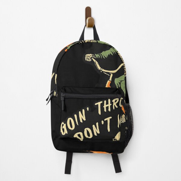 Item preview, Goin’ Through Hell Don’t Mind Me Flaming Skeleton Bike Humor designed and sold by Ekonolotie.