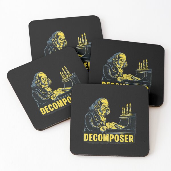 Item preview, Decomposer Funny Skeleton Piano Musician Dark Humor designed and sold by Ekonolotie.