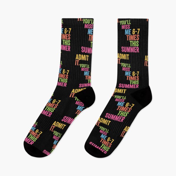 Item preview, Admit It. You'll Miss Me 6-7 Times This Summer Humorous Vacation Friends designed and sold by SofenArt.