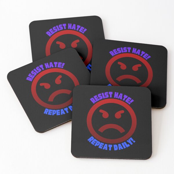 Item preview, Resist Hate! Repeat Daily! designed and sold by ActOutTees.