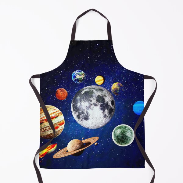 Item preview, cosmic planets alignment around the moon designed and sold by FahdSpaceArt.