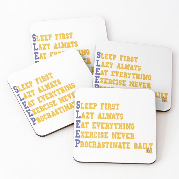 Item preview, SLEEP Acronym Sleep First Lazy Always Varsity Typography Streetwear Graphic designed and sold by DesignArtist.ia.