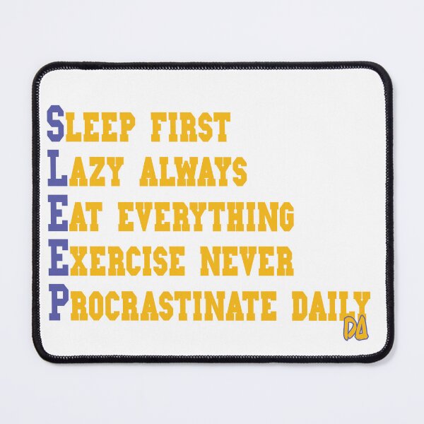 Item preview, SLEEP Acronym Sleep First Lazy Always Varsity Typography Streetwear Graphic designed and sold by DesignArtist.ia.