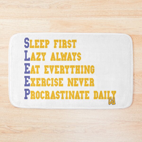 Item preview, SLEEP Acronym Sleep First Lazy Always Varsity Typography Streetwear Graphic designed and sold by DesignArtist.ia.
