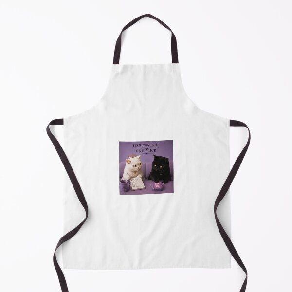 Item preview, Self Control vs One Click Cat designed and sold by LovelyCatGalaxy.